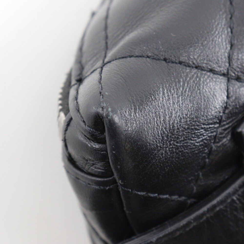 CHANEL Black Lambskin Leather Fanny Pack - Picture 7 of 16